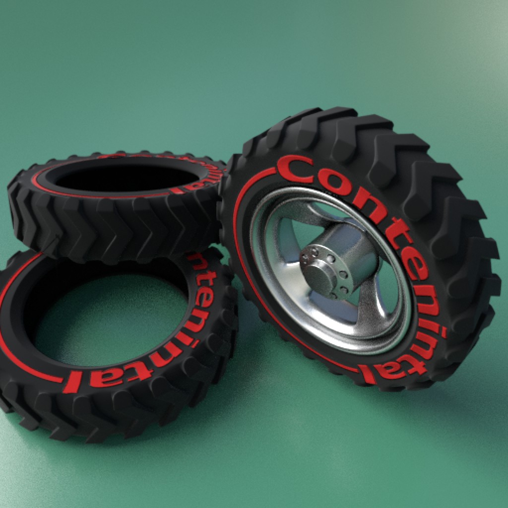 Tire and wheel preview image 1